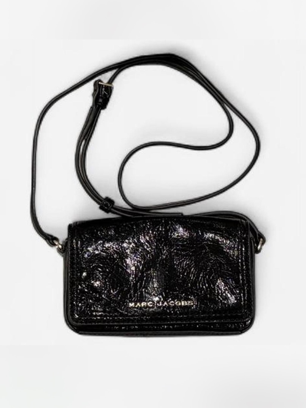 Marc Jacobs Patent Leather Black Crossbody Mini Bag - Picture 2 of 8